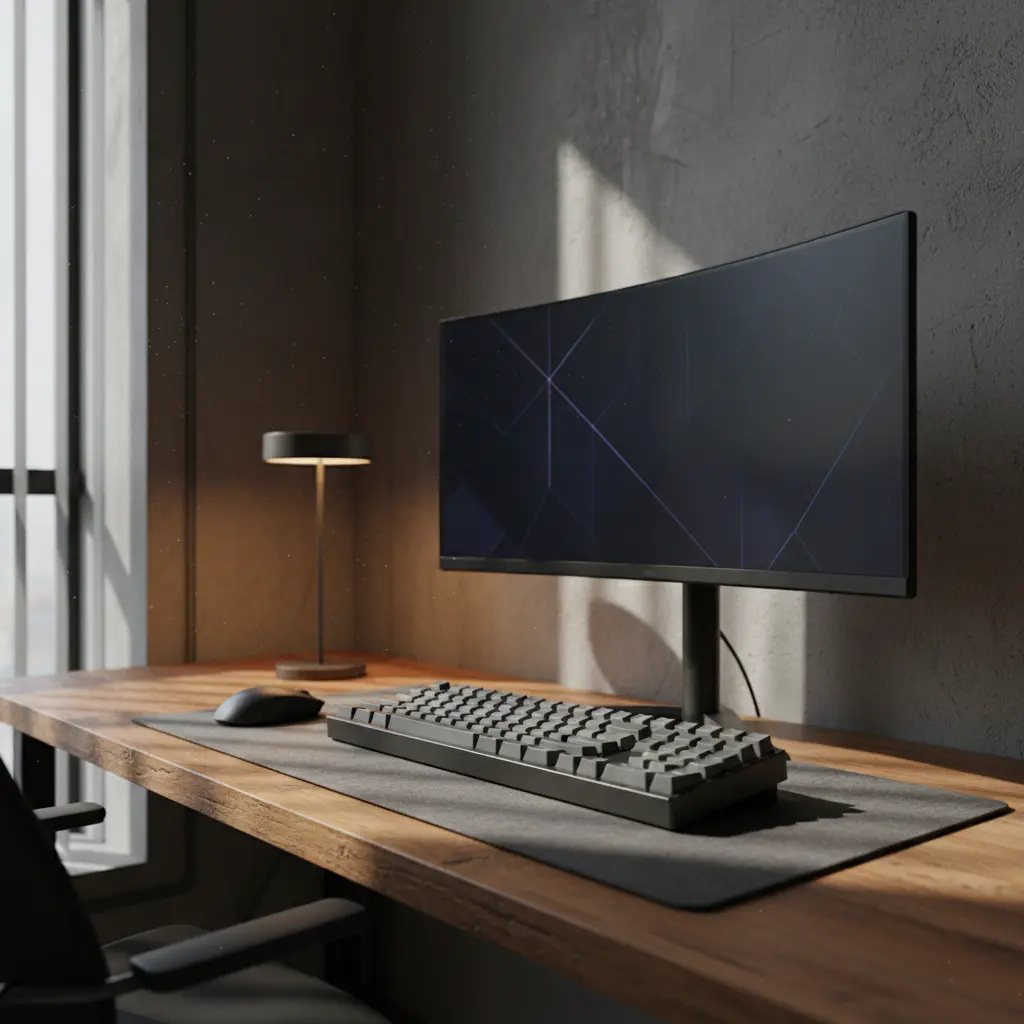 Minimalist mechanical keyboard setup